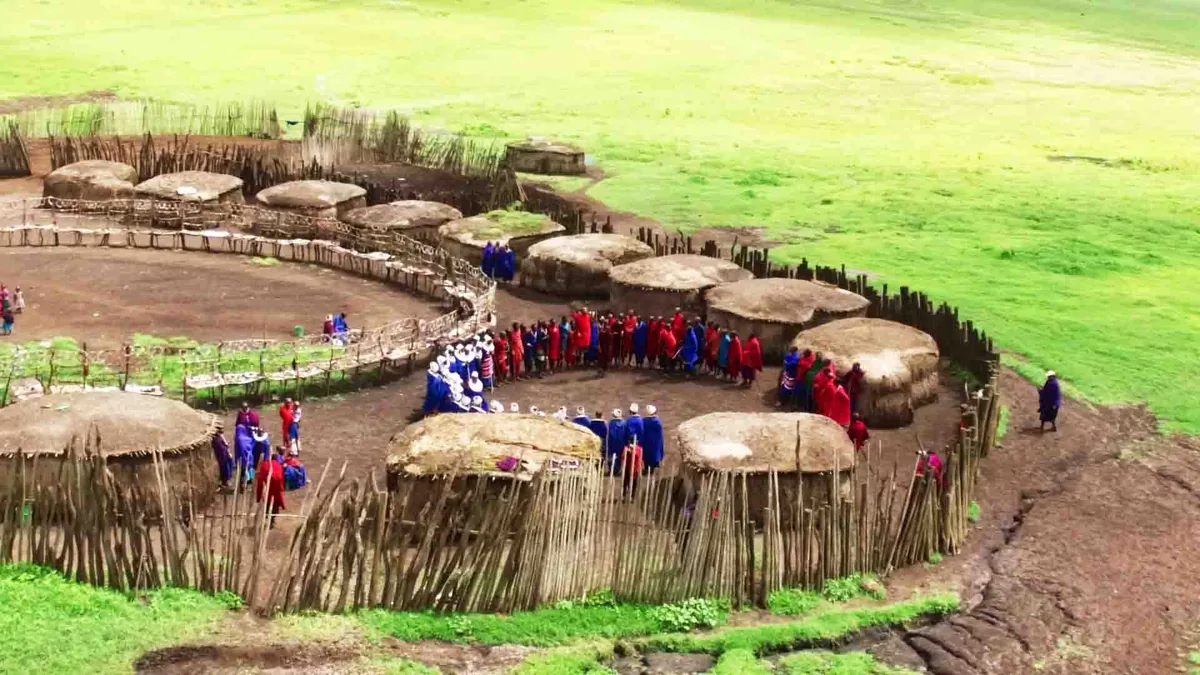 Maasai village
